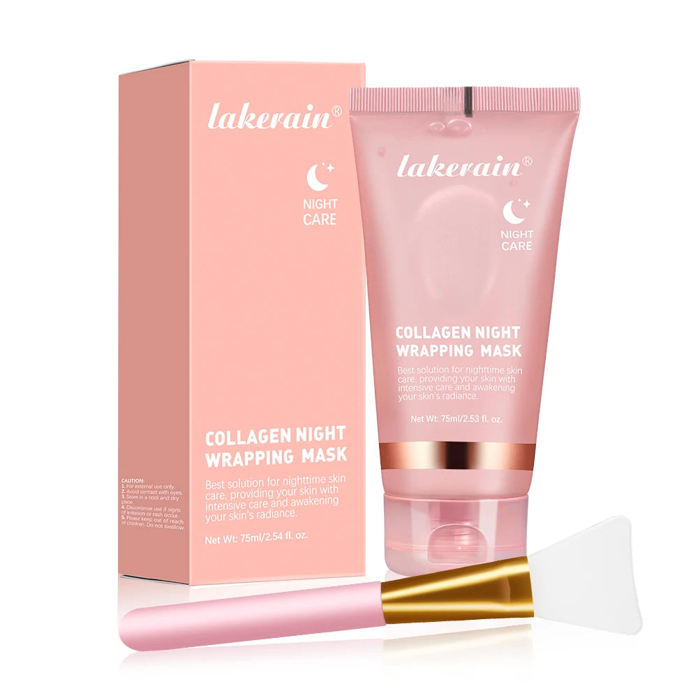 Korean Deep Collagen Mask Peel off Mask Face anti Wrinkle Lifting Skin Care Masks Bio Pack Night Wrapping Woman Overnight Skin