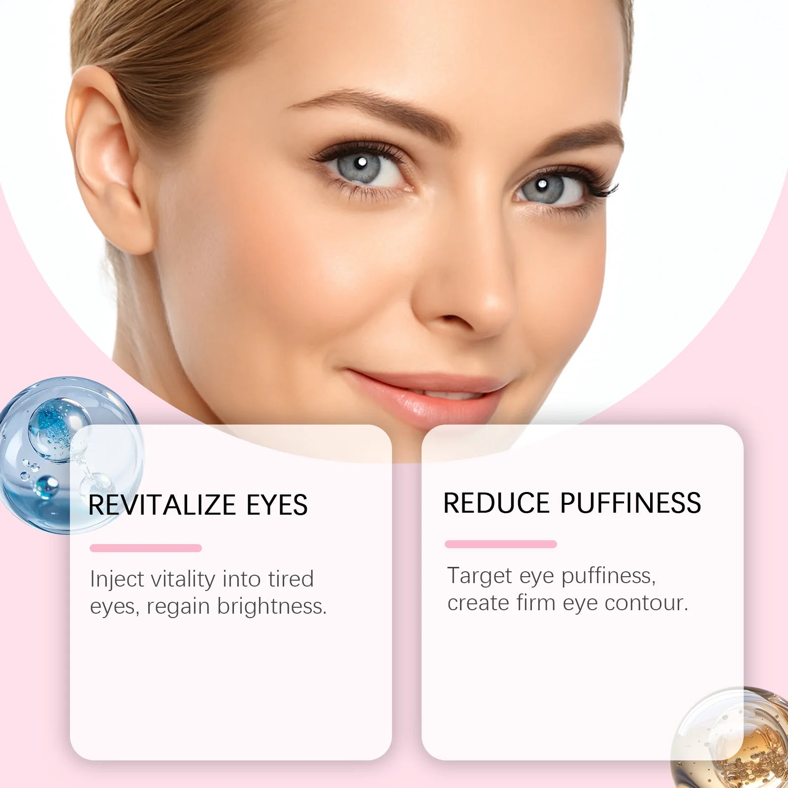 Instalift PDRN Collagen Eye Patches anti Dark Circles Eye Bags anti Wrinkles Hydrogel under Eye Mask with Niacinamide & Caffeine